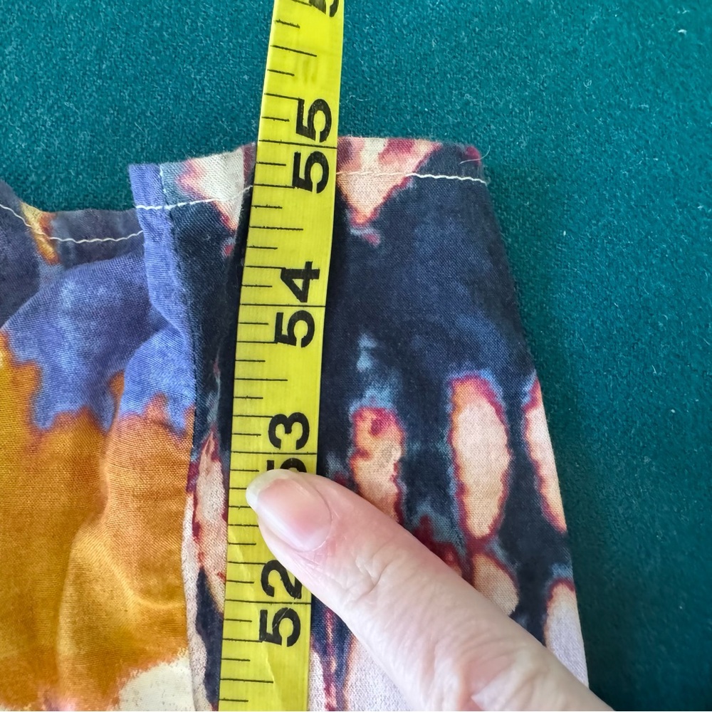 One Clothing Los Angeles Tie-Dye Maxi Dress Size Medium Colorful Bohemian Chic - Picture 9 of 11